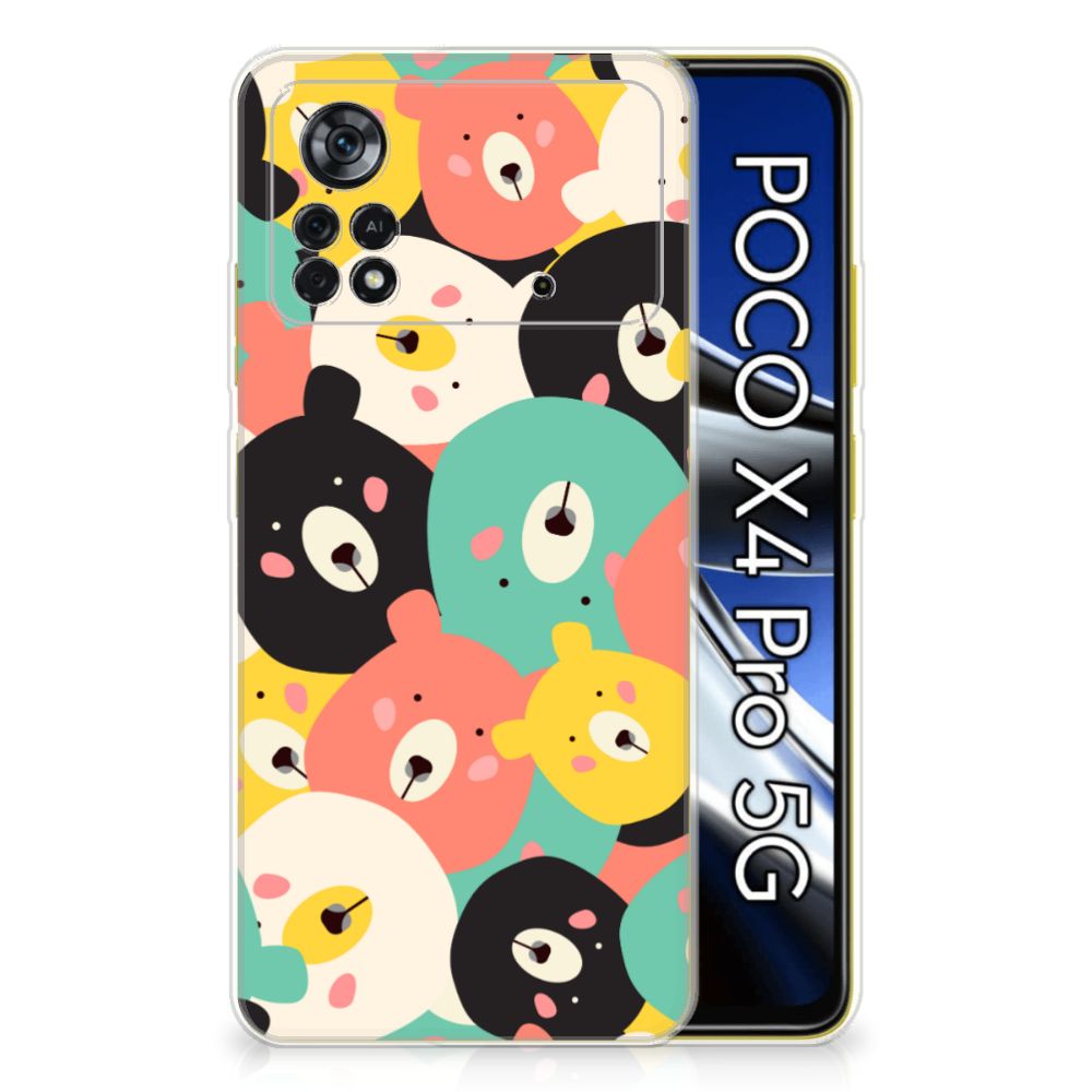Xiaomi Poco X4 Pro 5G Telefoonhoesje met Naam Bears B2C Telecom