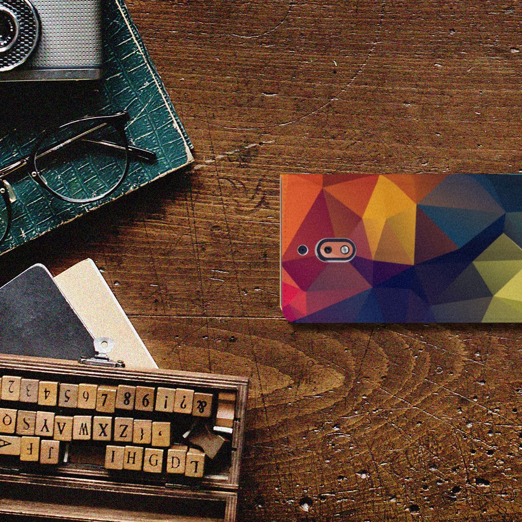 Nokia 2.1 2018 Stand Case Polygon Color