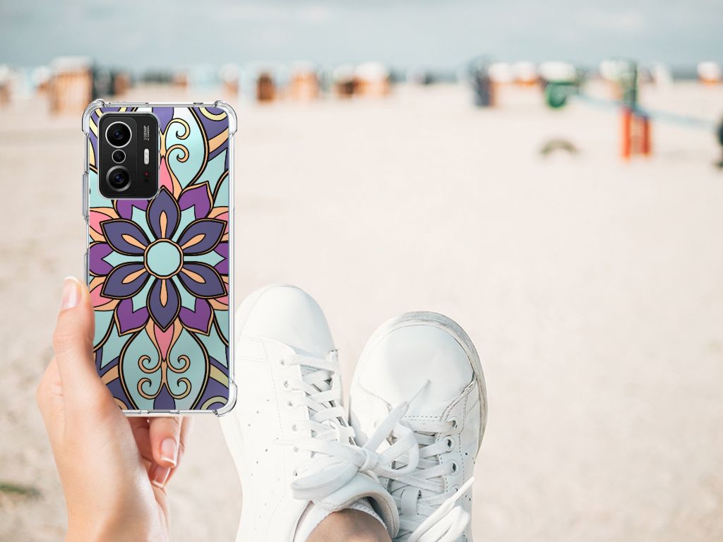 Xiaomi 11T | 11T Pro Case Purple Flower - B2C Telecom