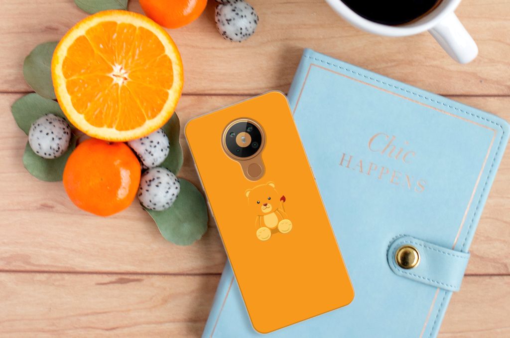 Nokia 5.3 Telefoonhoesje met Naam Baby Beer B2C Telecom