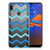 Motorola Moto E6 Plus TPU bumper Zigzag Blauw