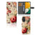 Hoesje voor Samsung Galaxy A14 5G Bloemen met bloemenpatroon en ruimte voor pasjes.