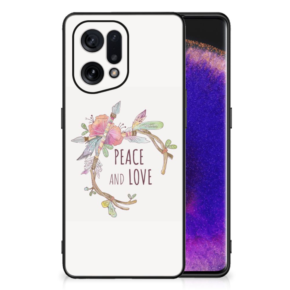 OPPO Find X5 Hoesje Boho Text