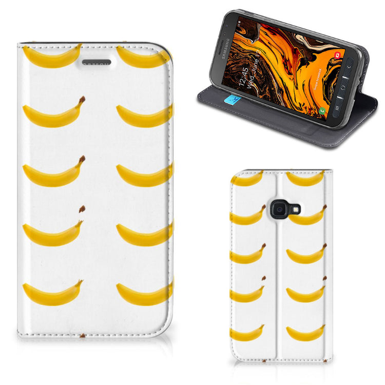 Samsung Galaxy Xcover 4s Flip Style Cover Banana