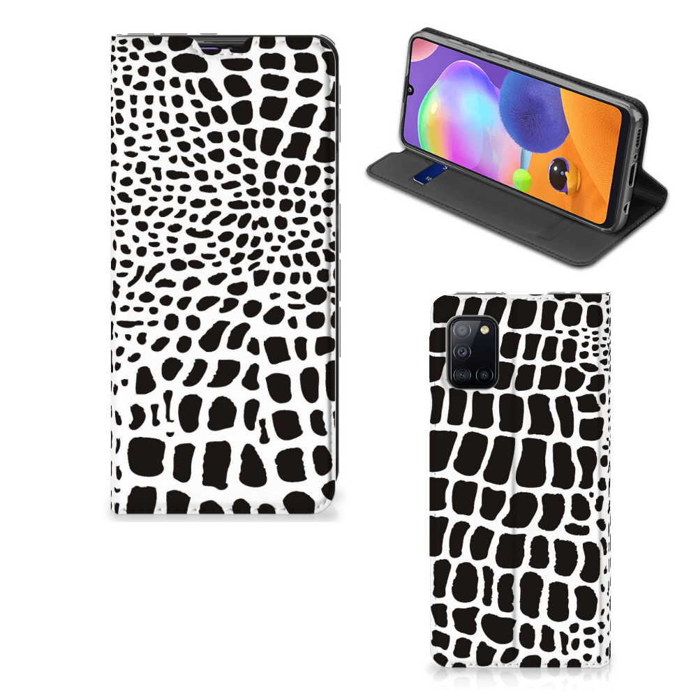 Samsung Galaxy A31 Hoesje maken Slangenprint - B2C Telecom