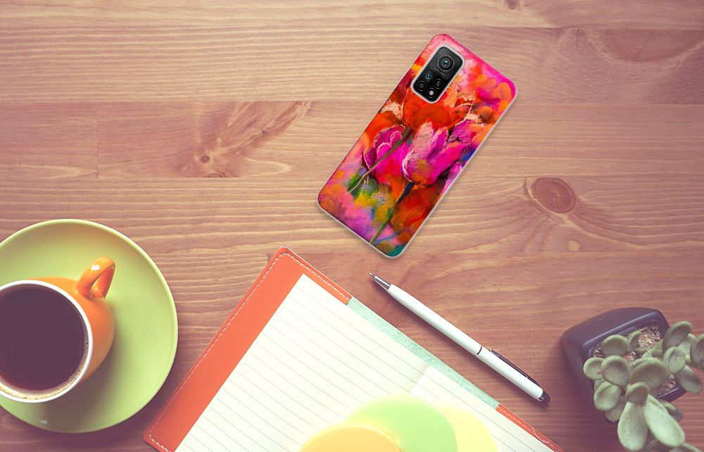 Hoesje maken Xiaomi Mi 10T | 10T Pro Tulips B2C Telecom