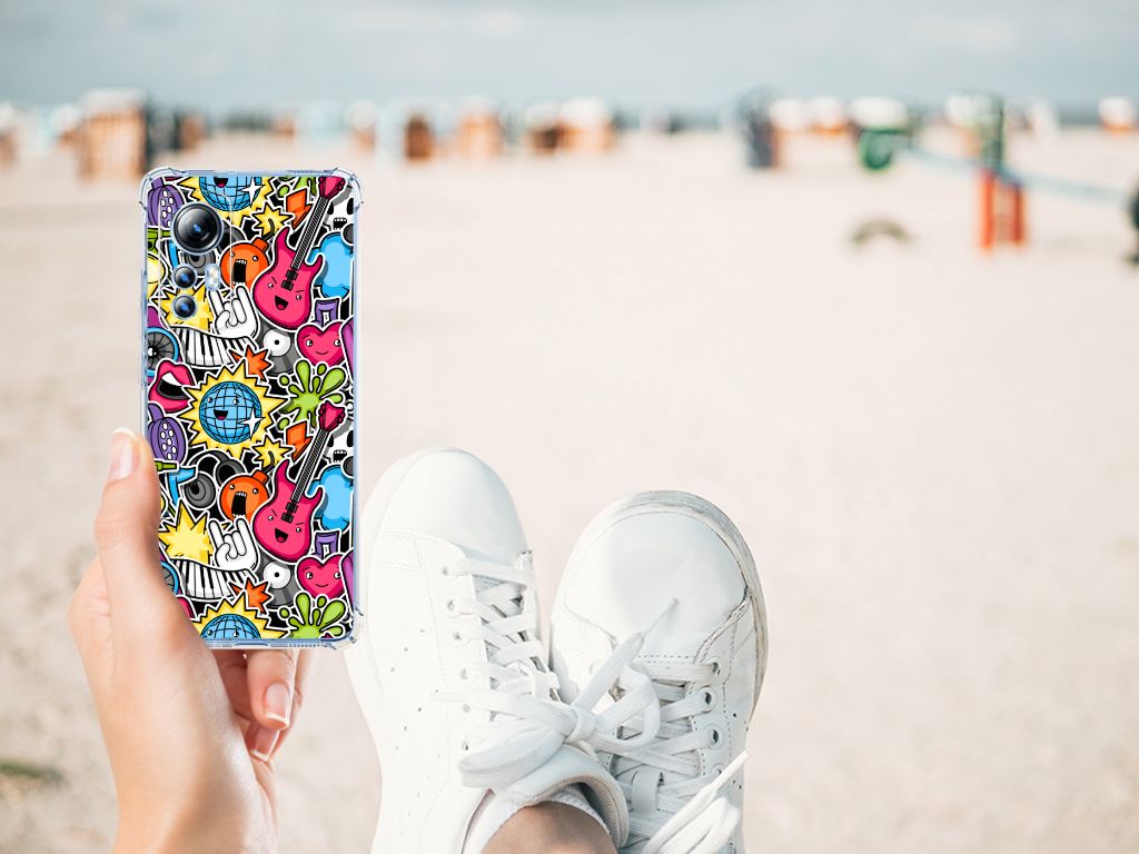 Xiaomi 12 Lite Anti Shock Bumper Case Punk Rock B2C Telecom