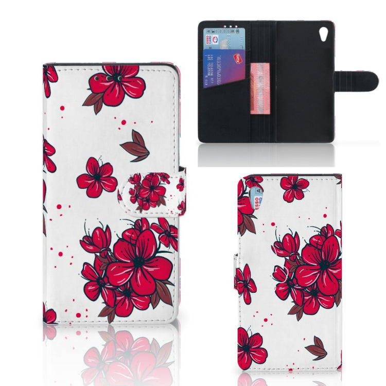 Sony Xperia Z3 Hoesje Blossom Red
