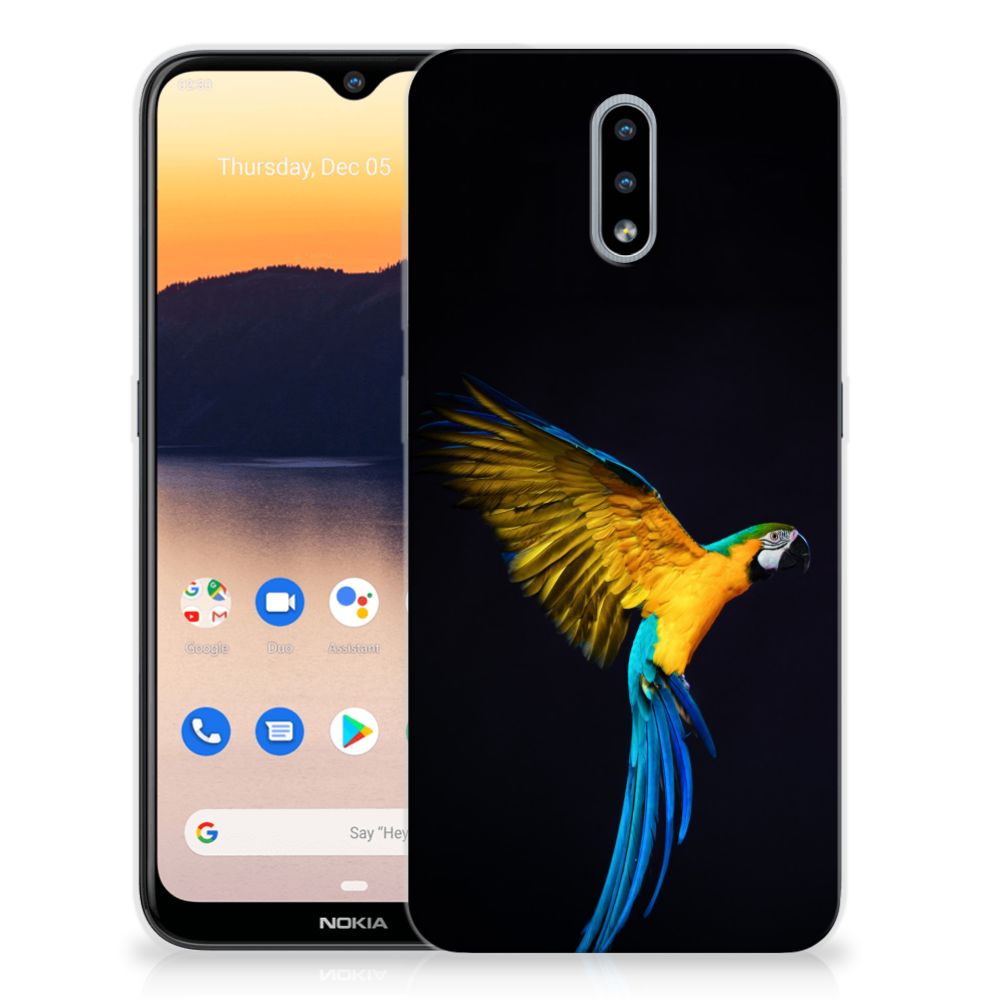 Nokia 2.3 TPU Hoesje Papegaai