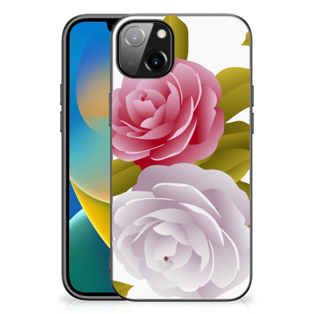 iPhone 14 Plus Bloemen Hoesje Roses