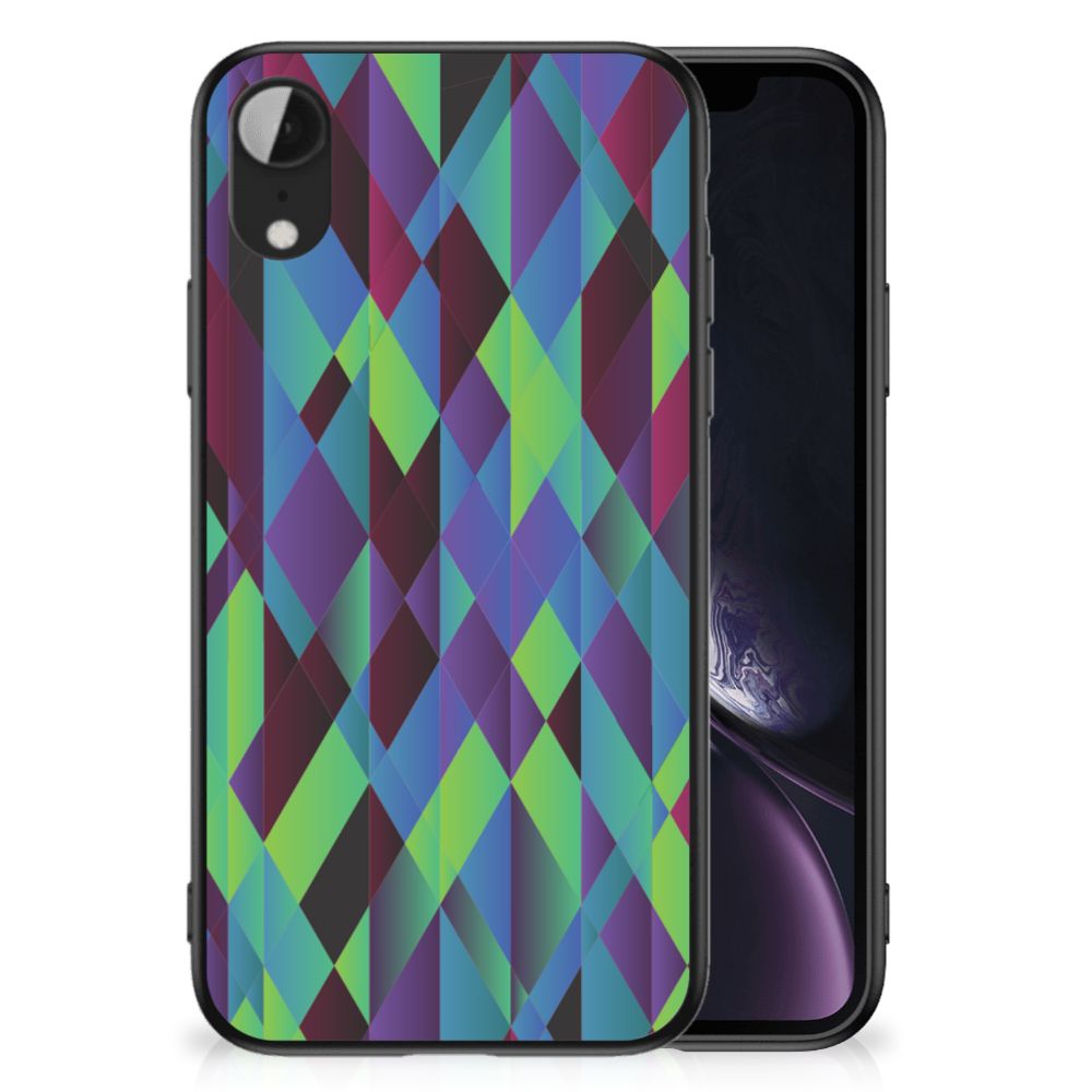 Apple iPhone XR Backcover Abstract Green Blue
