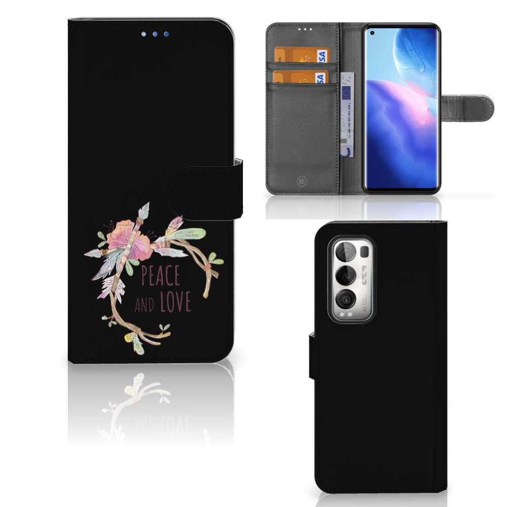 OPPO Find X3 Neo 5G Leuk Hoesje Boho Text