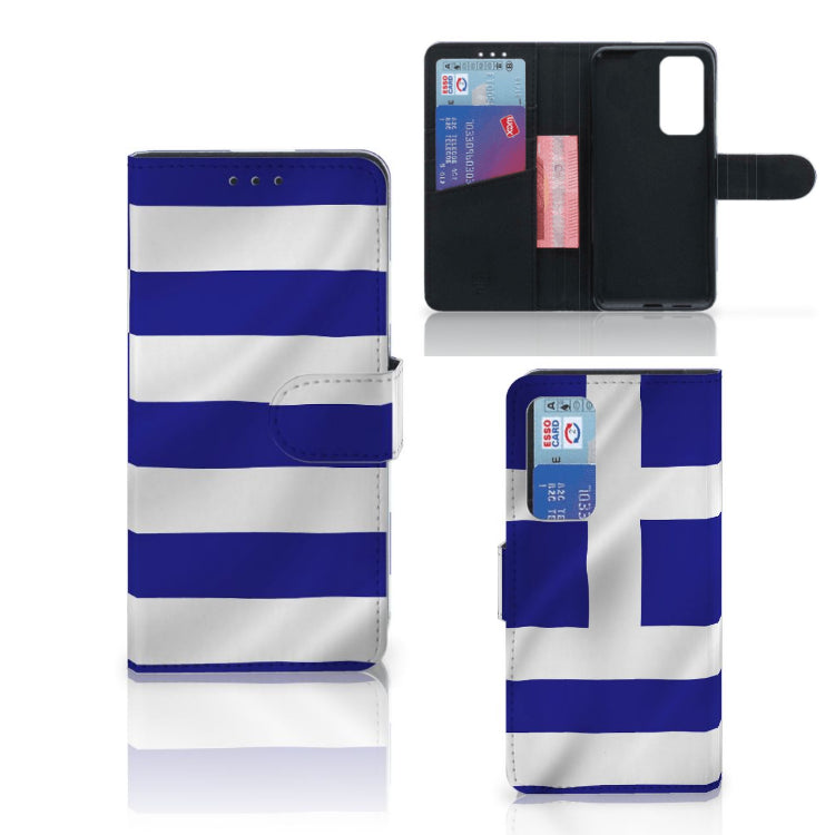 Huawei P40 Bookstyle Case Griekenland