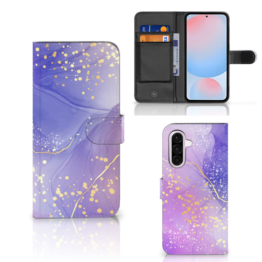 Hoesje voor Samsung Galaxy A56 Watercolor Paars