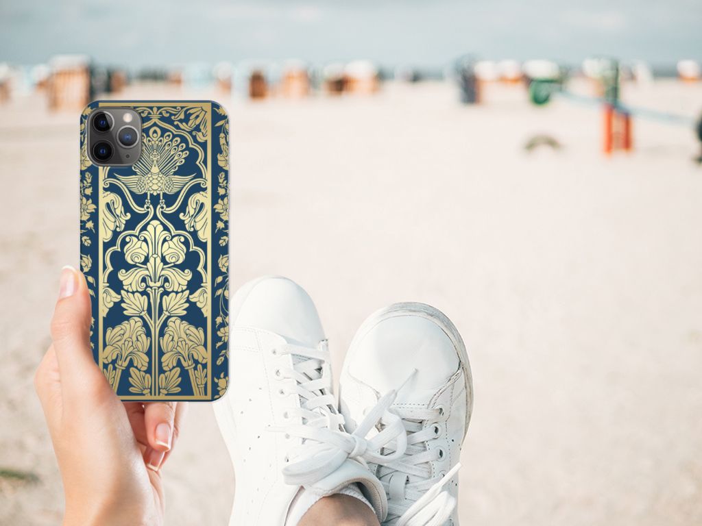 Apple iPhone 11 Pro Max TPU Case Beige Flowers