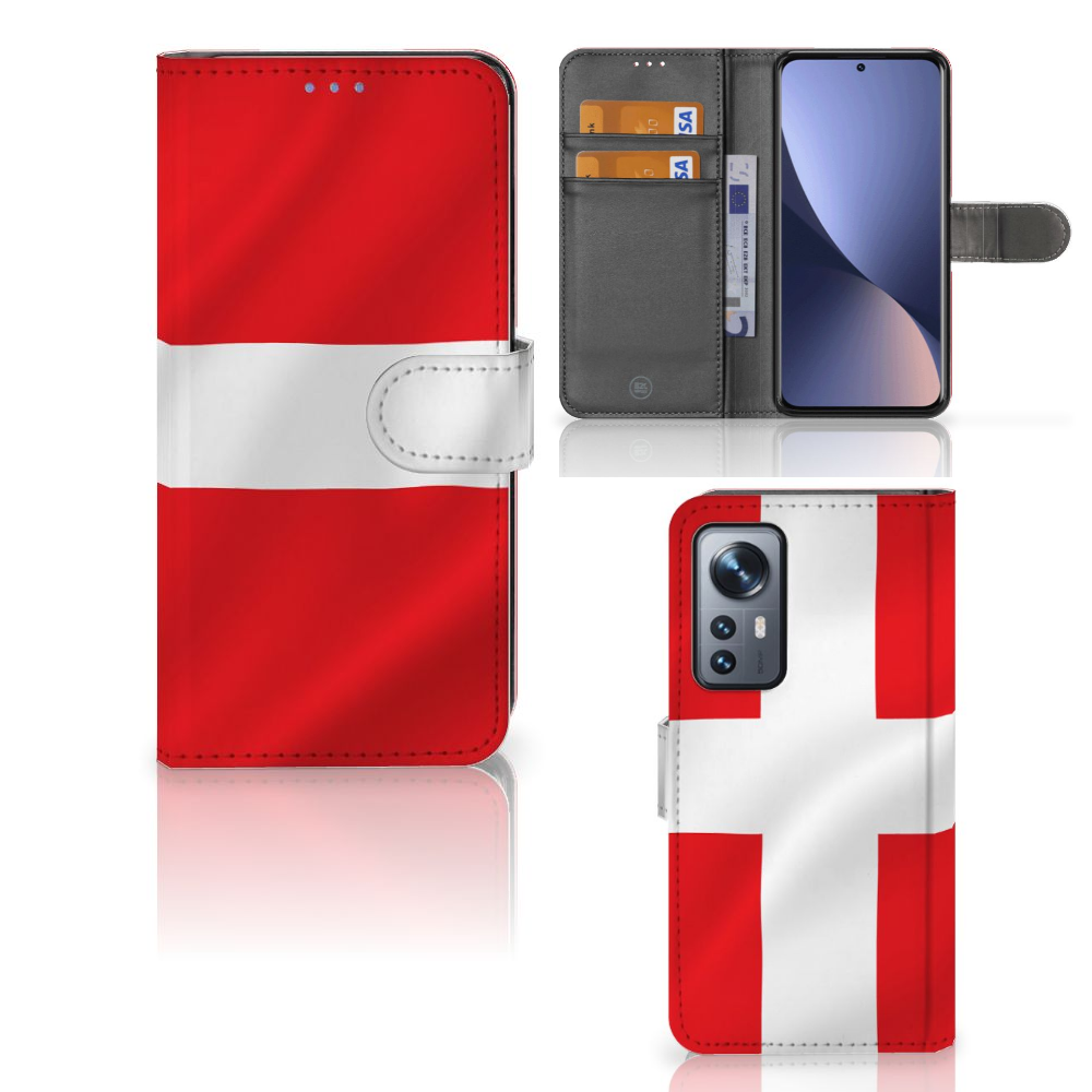Xiaomi 12 | 12X Bookstyle Case Denemarken