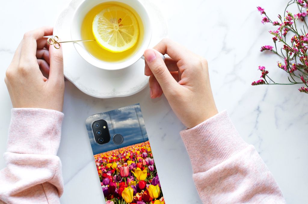 OnePlus Nord N100 Smart Cover Tulpen - B2C Telecom