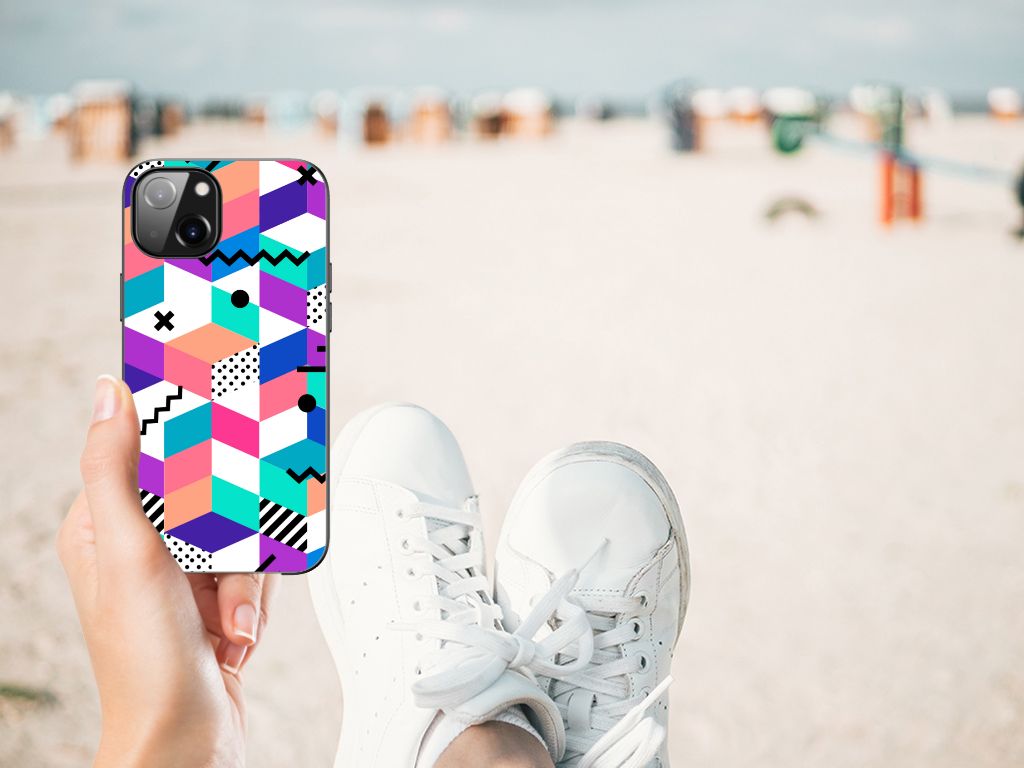 Apple iPhone 13 Backcover Blokken Kleurrijk B2C Telecom