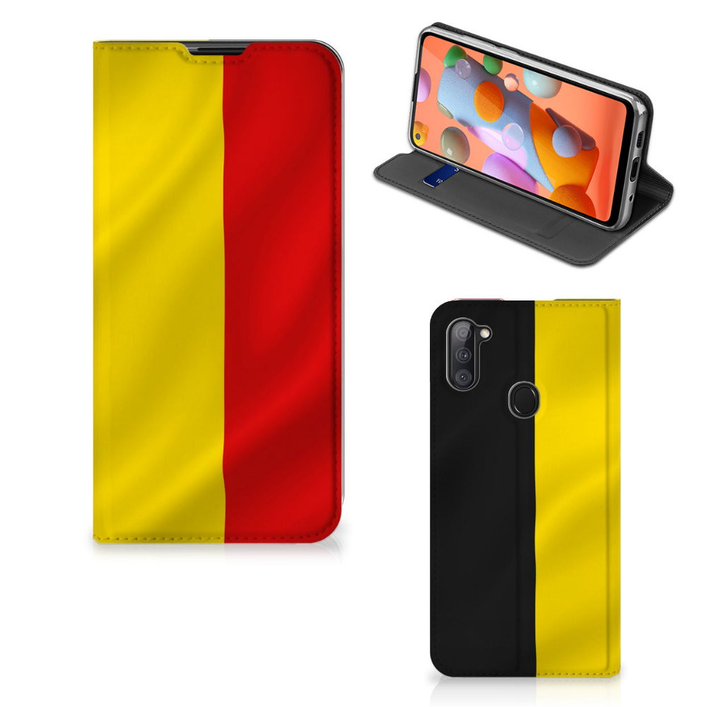 Samsung Galaxy M11 | A11 Standcase Belgische Vlag - B2C Telecom