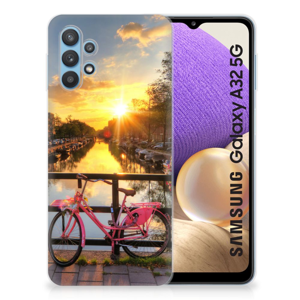 Samsung Galaxy A32 5G Siliconen Back Cover Amsterdamse Grachten B2C Telecom