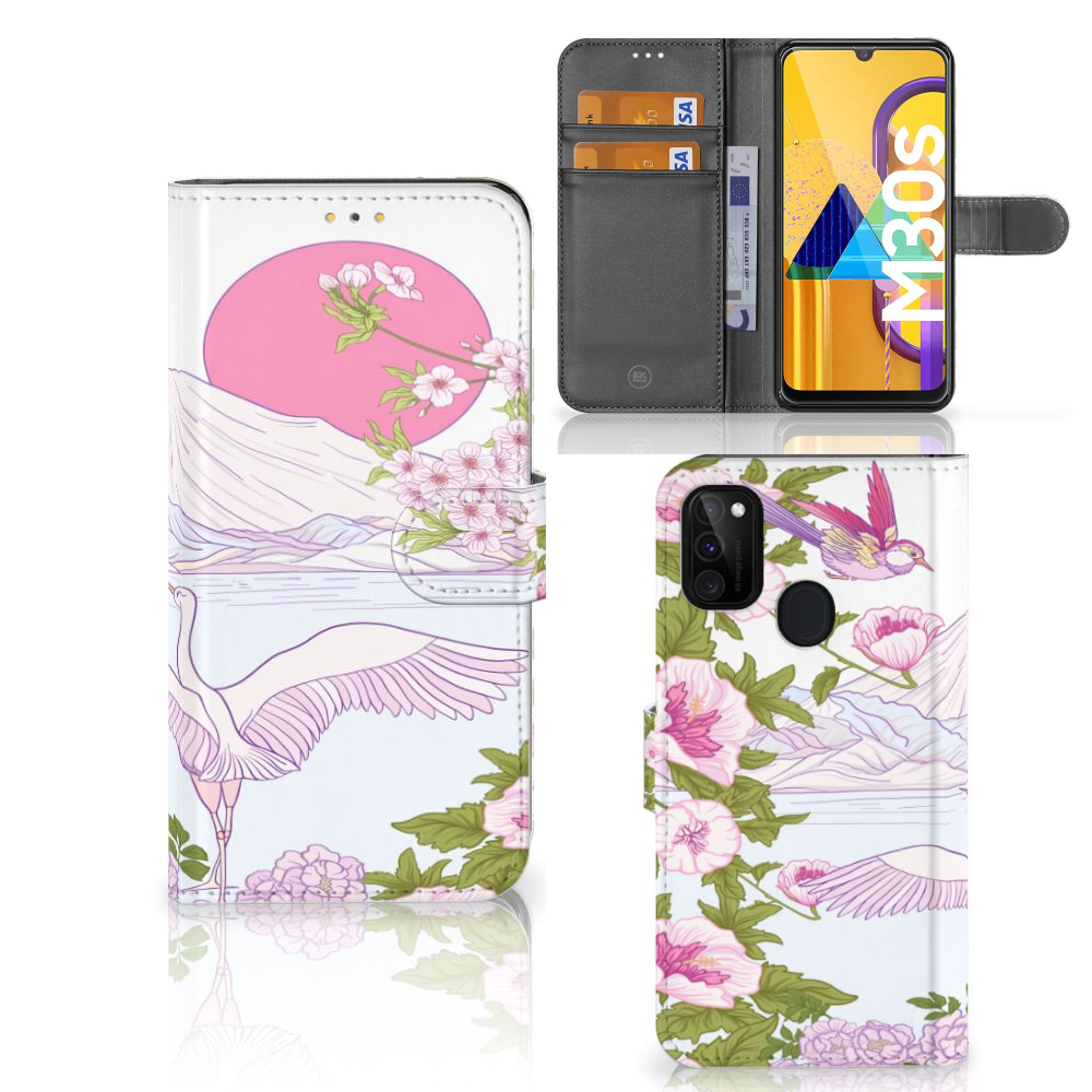 Samsung Galaxy M21 | M30s Telefoonhoesje met Pasjes Bird Standing
