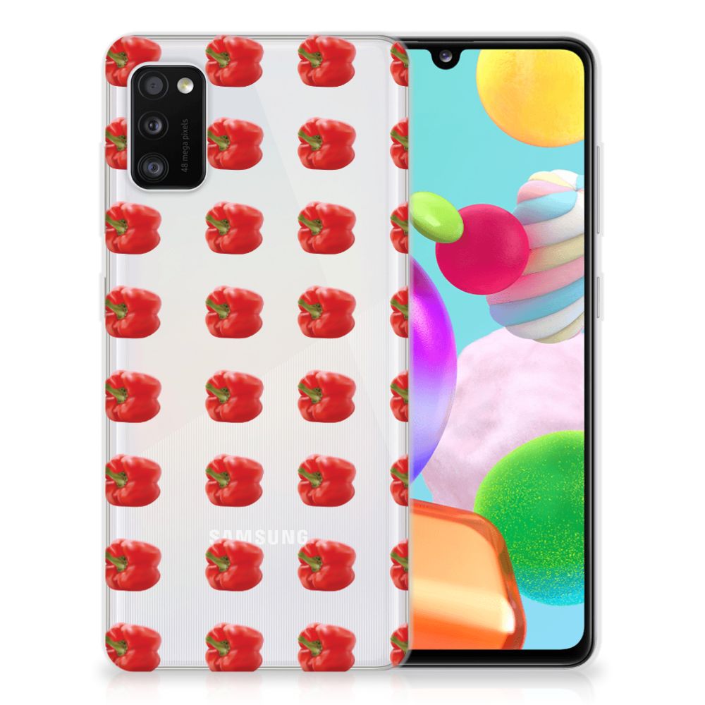 Samsung Galaxy A41 Siliconen Case Paprika Red B2C Telecom