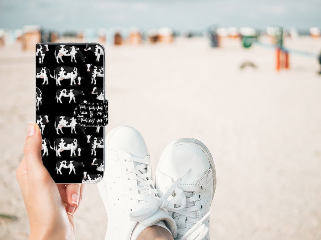 Samsung Galaxy M10 Telefoonhoesje met Pasjes Koetjes