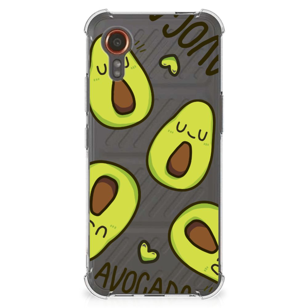 Samsung Galaxy Xcover 7 Stevig Bumper Hoesje Avocado Singing B2C Telecom