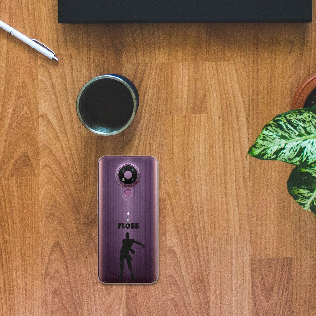Nokia 3.4 Telefoonhoesje met Naam Floss B2C Telecom