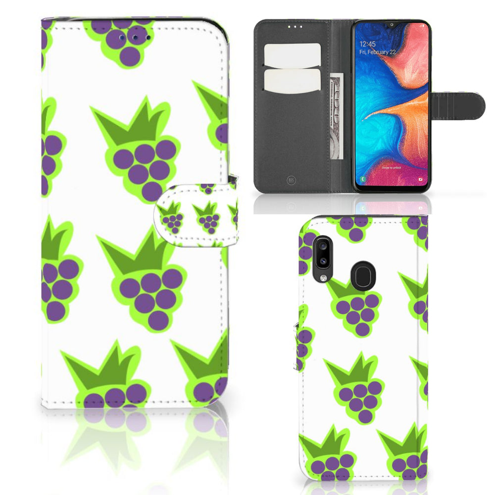 Samsung Galaxy A30 Book Cover Druiven