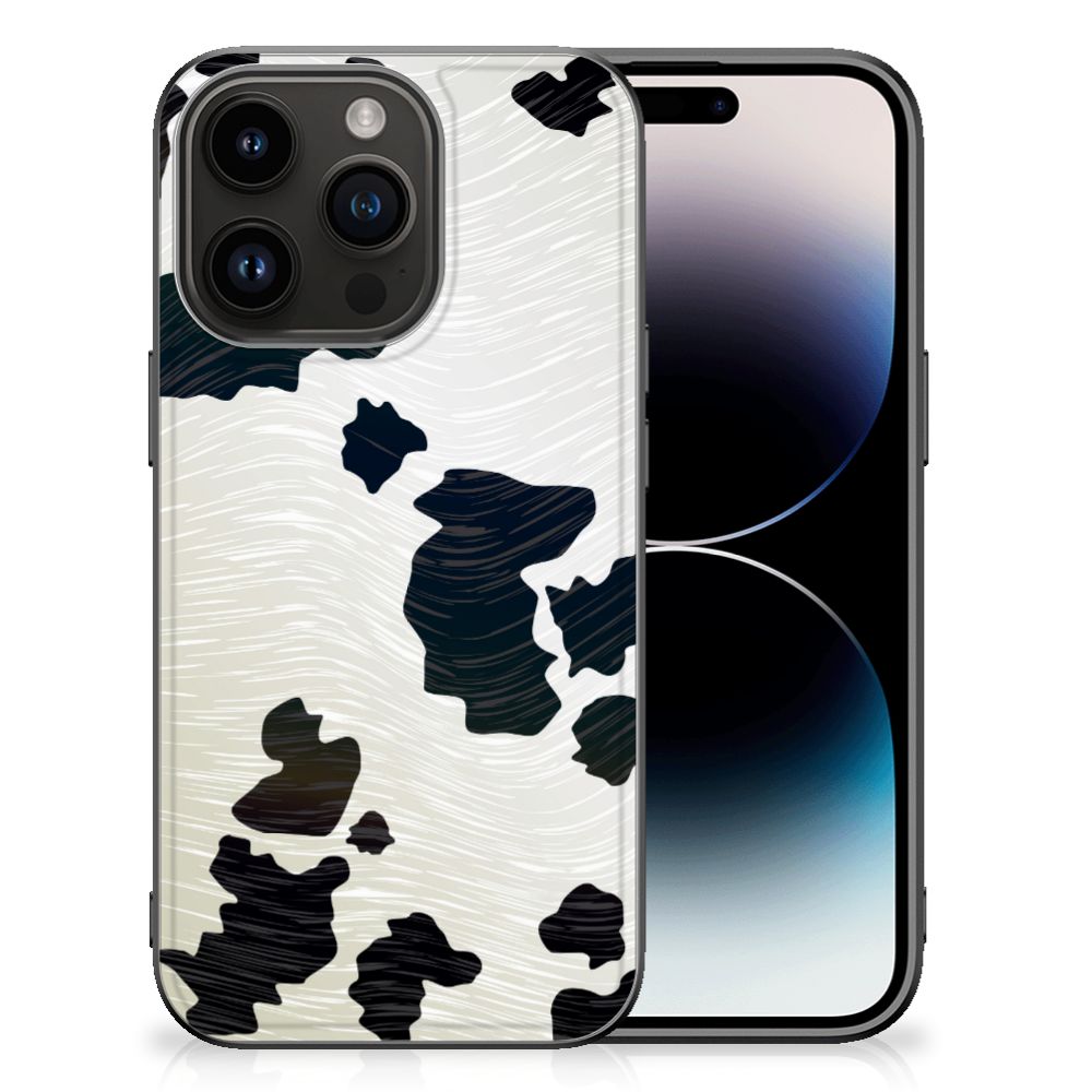 iPhone 15 Pro Dierenprint Telefoonhoesje Koeienvlekken