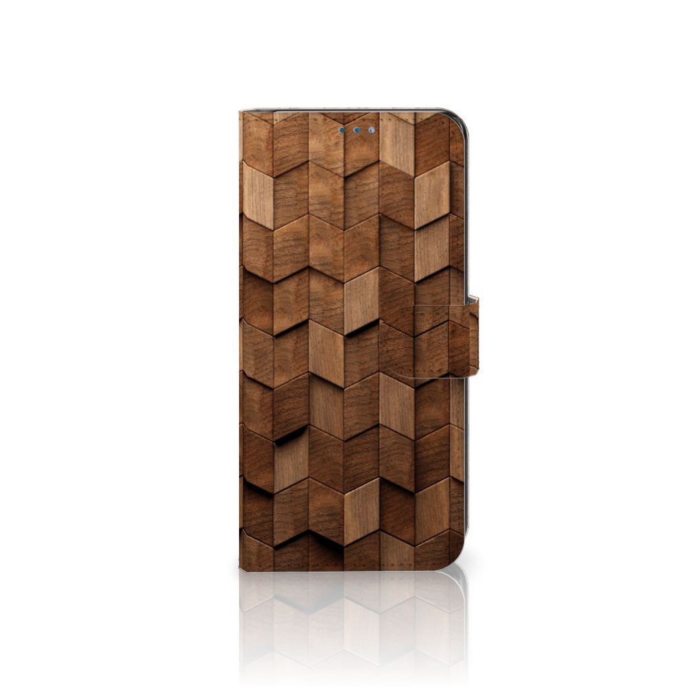 Book Style Case voor OnePlus Nord N10 Wooden Cubes