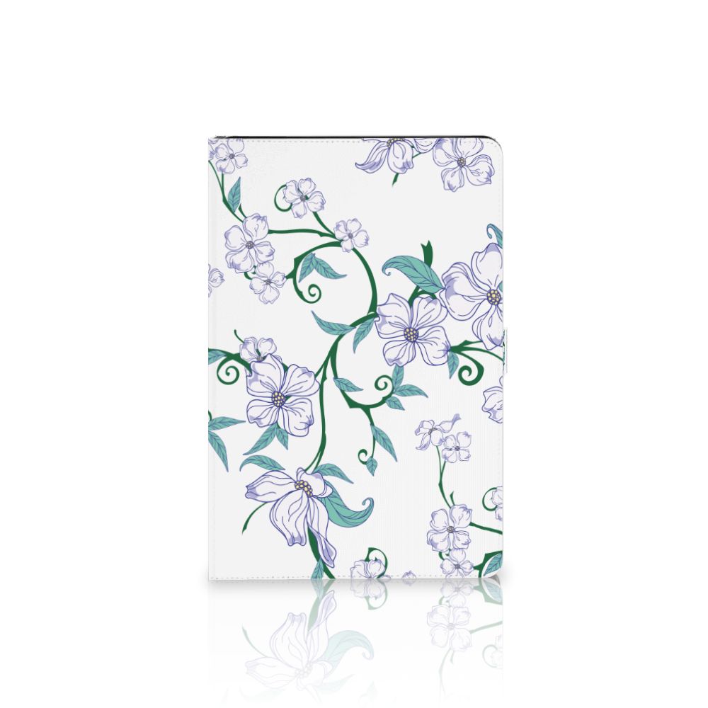 Samsung Galaxy Tab S7 FE | S7+ | S8+ Uniek Tablet Cover Blossom White