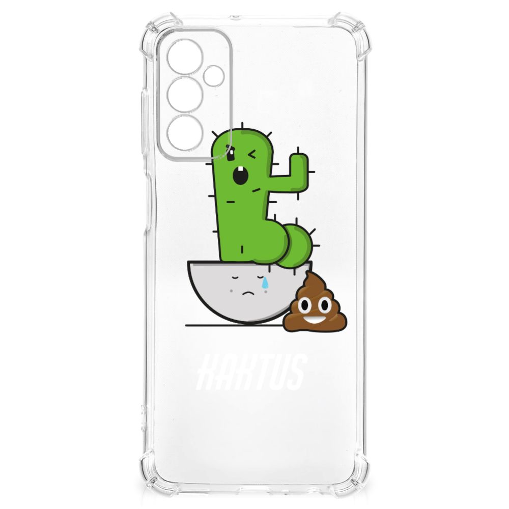 Samsung Galaxy M13 4G | M23 Stevig Bumper Hoesje Cactus Poo B2C Telecom