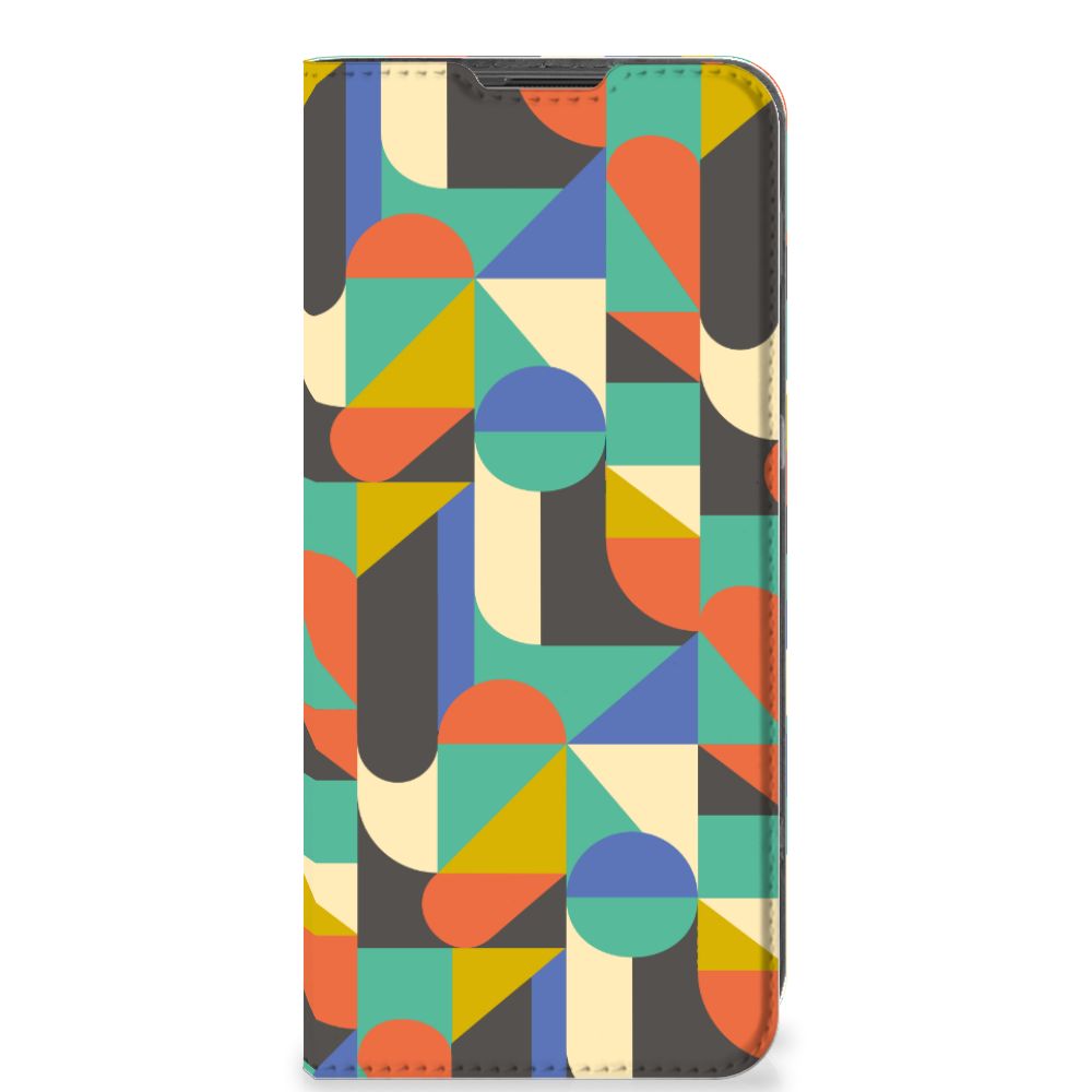 OnePlus 10 Pro Hoesje met Magneet Funky Retro - B2C Telecom