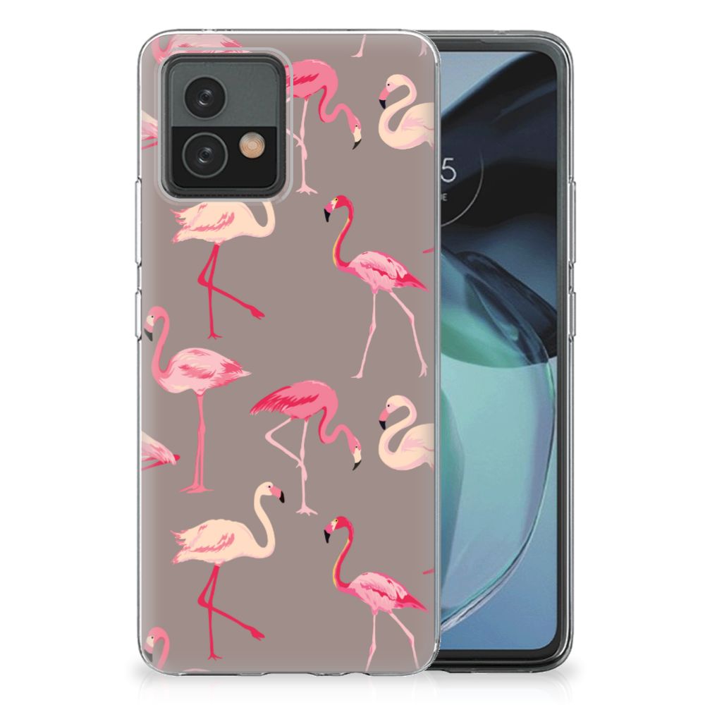 Motorola Moto G72 TPU Hoesje Flamingo B2C Telecom