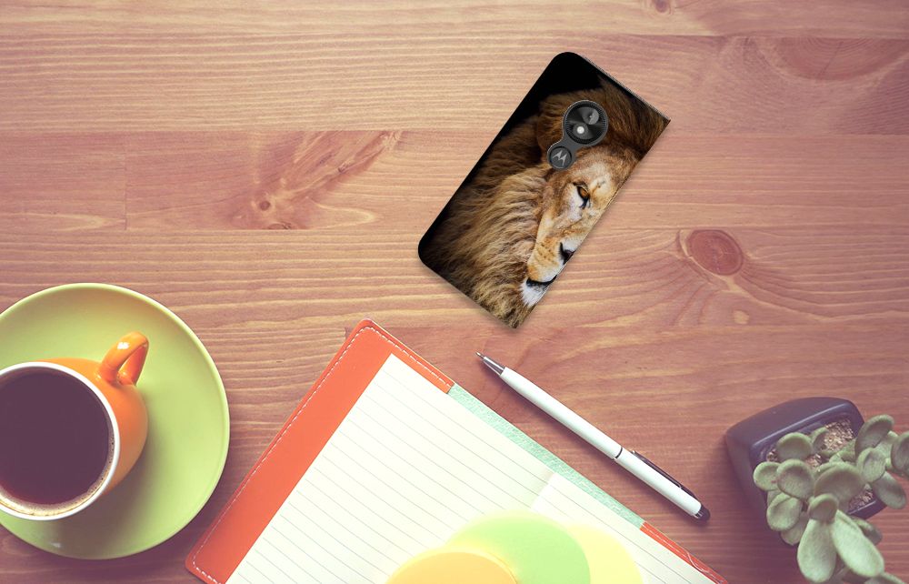 Motorola Moto E5 Play Hoesje maken Leeuw