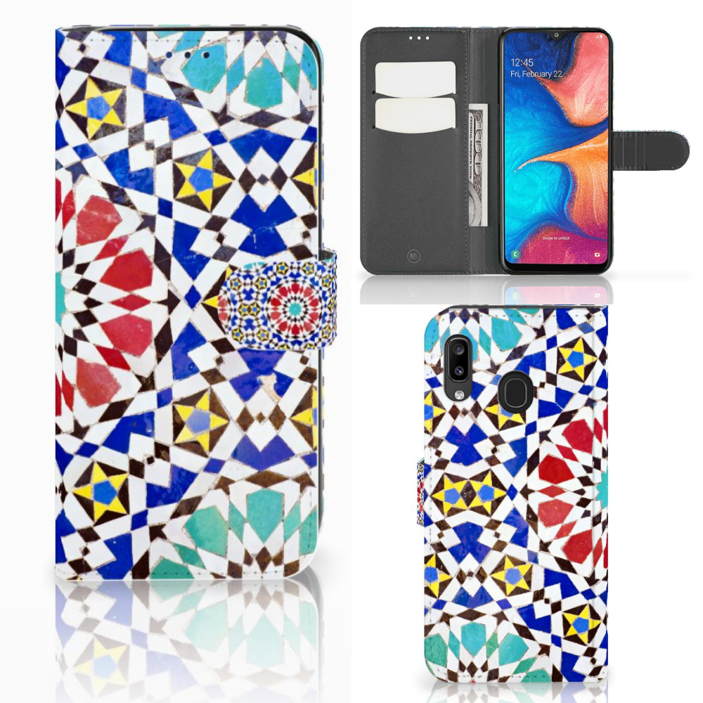 Samsung Galaxy A30 Bookcase Mozaïek