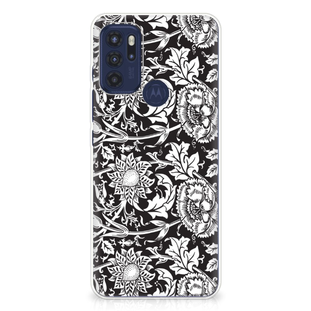 Motorola Moto G60s TPU Case Black Flowers B2C Telecom