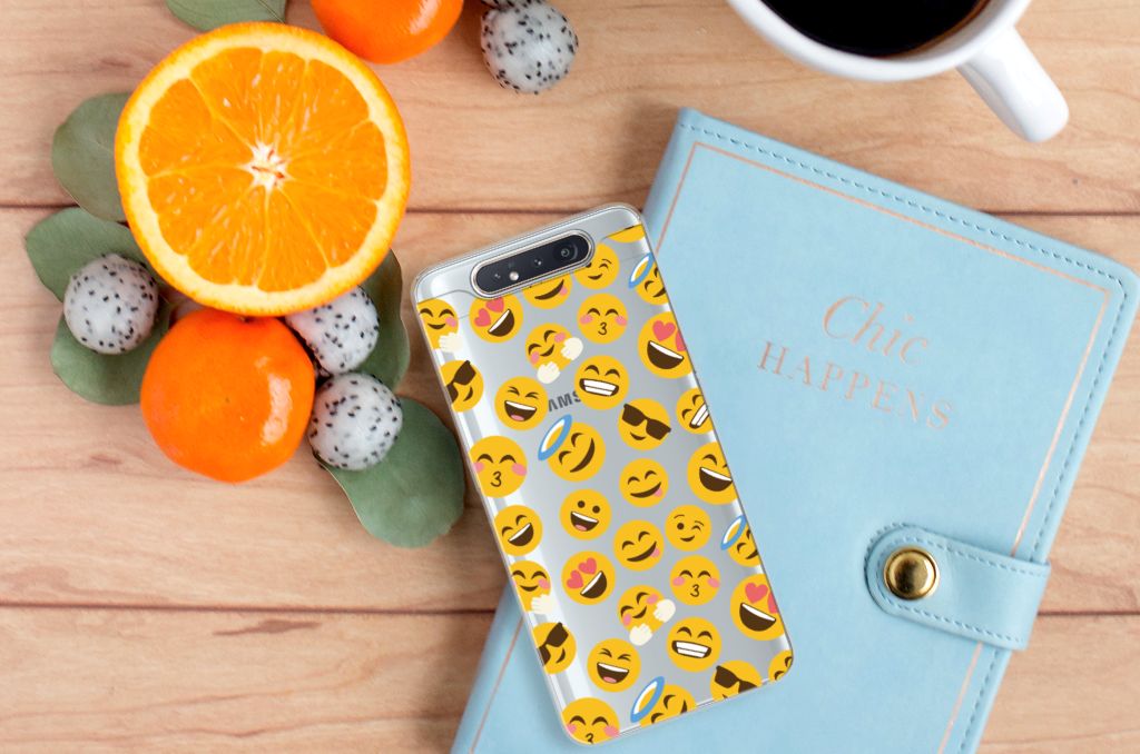 Samsung Galaxy A80 TPU bumper Emoji