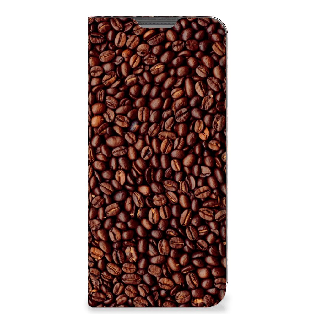 OPPO A96 | A76 Flip Style Cover Koffiebonen - B2C Telecom
