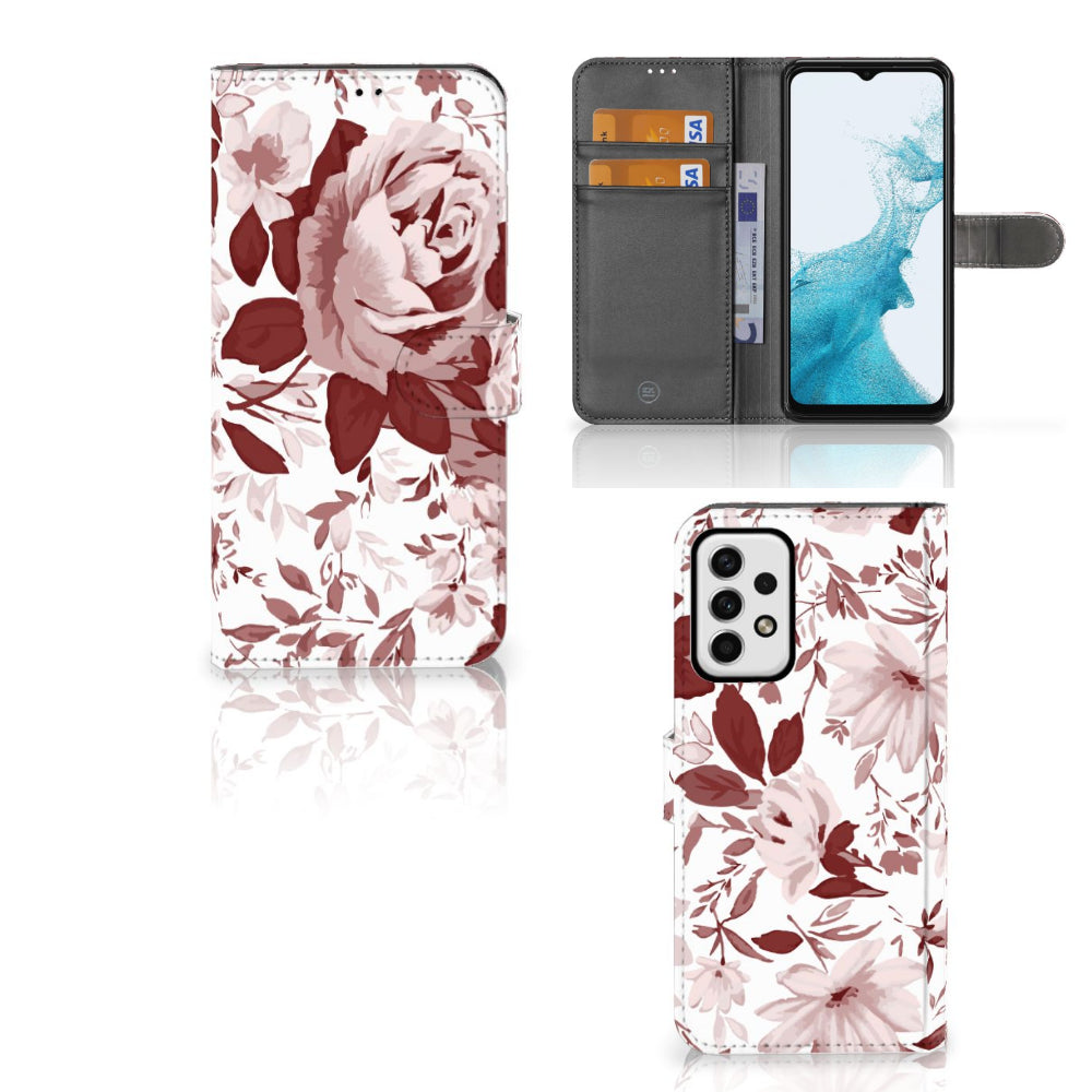 Hoesje Samsung Galaxy A23 Watercolor Flowers