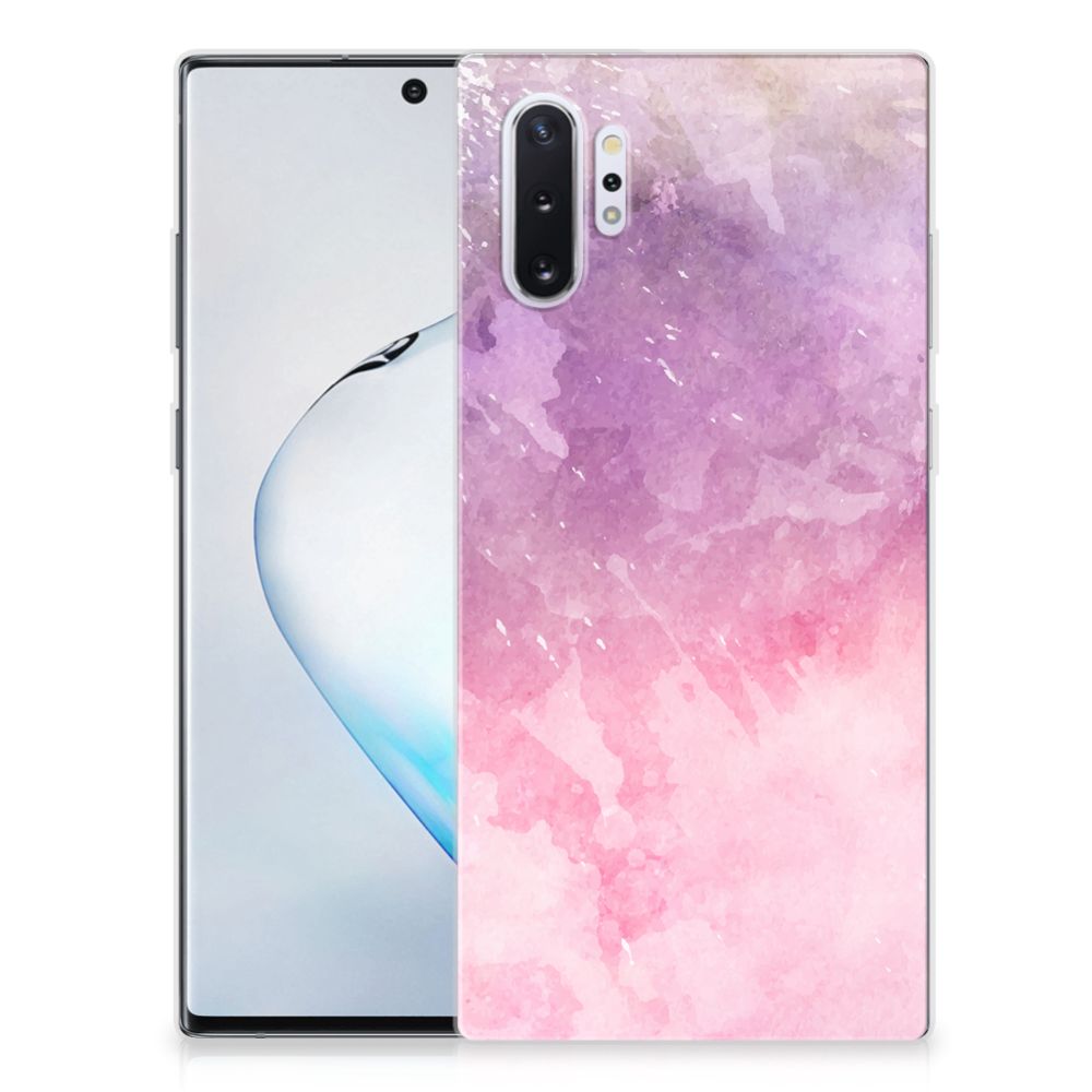 Hoesje maken Samsung Galaxy Note 10 Plus Pink Purple Paint