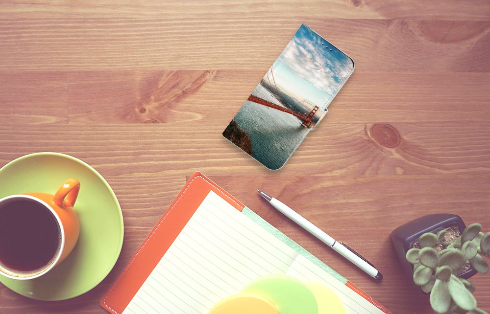 Samsung Galaxy A20e Flip Cover Golden Gate Bridge
