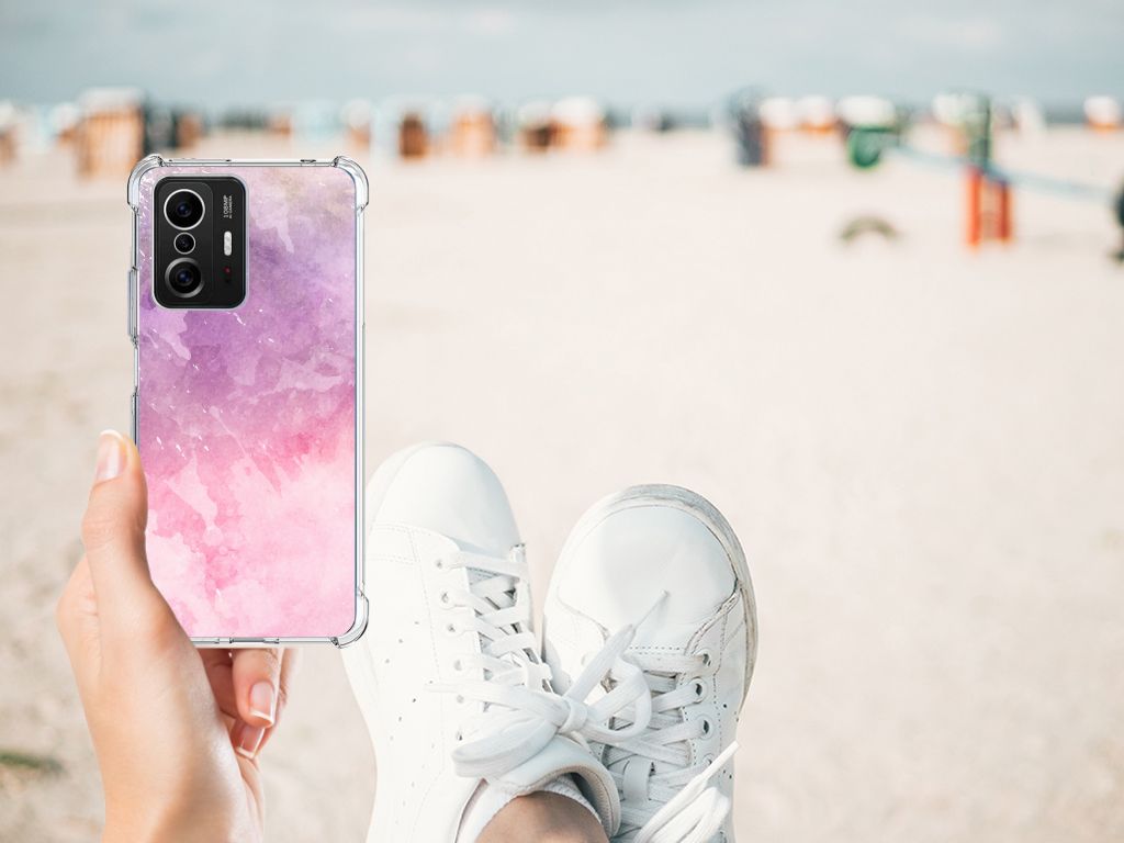 Back Cover Xiaomi 11T | 11T Pro Pink Purple Paint - B2C Telecom