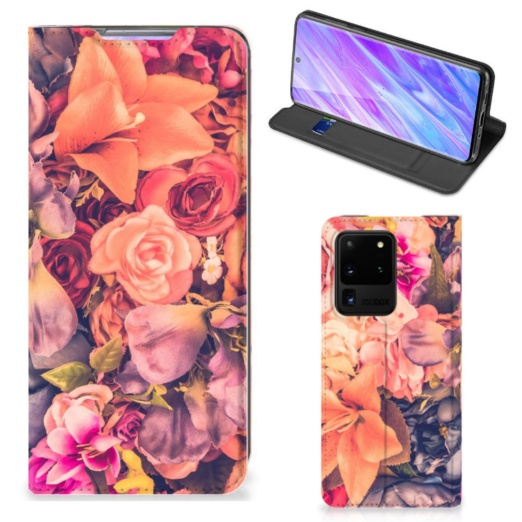 Samsung Galaxy S20 Ultra Smart Cover Bosje Bloemen