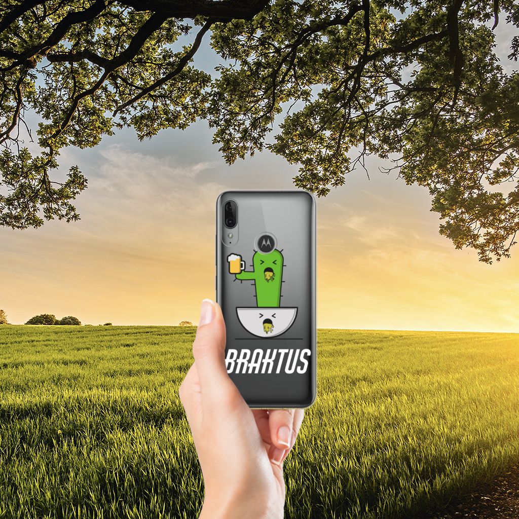 Motorola Moto E6 Plus Telefoonhoesje met Naam Braktus