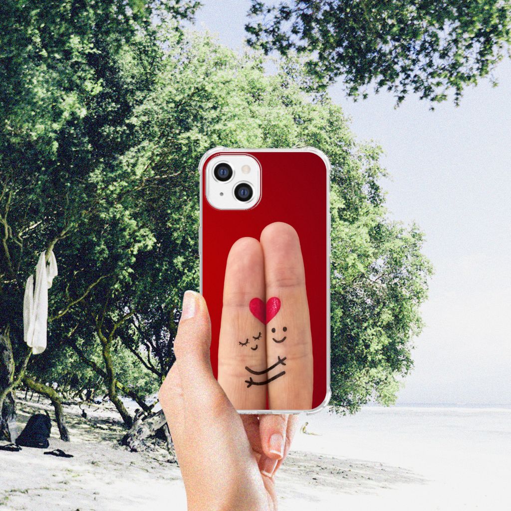 Apple iPhone 14 Plus Anti Shock Bumper Case Liefde - Origineel Romantisch Cadeau B2C Telecom