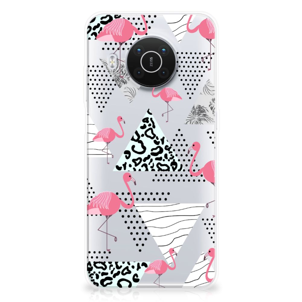Nokia X10 | X20 TPU Hoesje Flamingo Triangle B2C Telecom