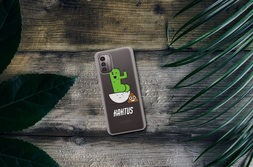 Nokia G21 | G11 Telefoonhoesje met Naam Cactus Poo B2C Telecom